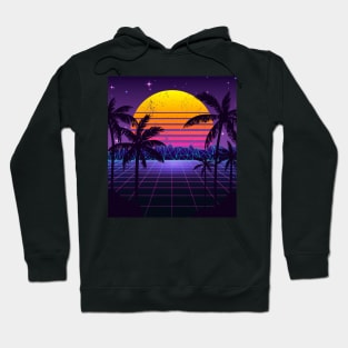 Synthwave Sunset Aesthetic Hoodie